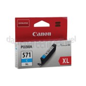 Foto van Canon Inktcartridge CLI 571XL Cyan Pixma MG5750, Pixma MG5751, Pixma MG6850 