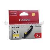 Foto van Canon Inktcartridge CLI 571XL Yellow Pixma MG5750, Pixma MG5751, Pixma MG6850 