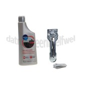 Foto van WPRO Reiniger Onderhoudsset Vitro Clean Keramische kookplaten Creme, Schraper en 10 mesjes 