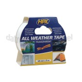 Foto van HPX Tape All Weather Tape Transparant Reparatie-/Afdichtingstape, 48mm x 5 meter 