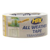 Foto van HPX Tape All Weather Tape Transparant Reparatie Afdichtingstape, 48mm x 25 meter 