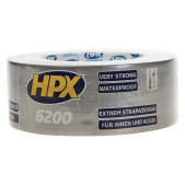 Foto van HPX Tape Pantsertape Zilver Duct Tape, 48mm x 25 meter 