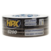 Foto van HPX Tape Pantsertape Zwart Duct Tape, 48mm x 25 meter 