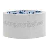 Foto van HPX Tape Pantsertape Wit Duct Tape, 48mm x 5 meter 