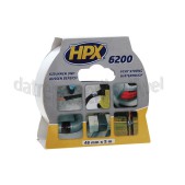 Foto van HPX Tape Pantsertape Wit Duct Tape, 48mm x 5 meter 
