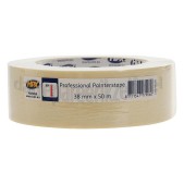 Foto van HPX Tape Afplakband 60 Graden Cremewit Masking Tape, 38mm x 50 meter 