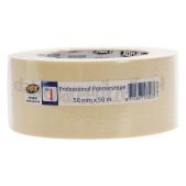 Foto van HPX Tape Afplakband 60 Graden Cremewit Masking Tape, 50mm x 50 meter 