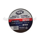 Foto van HPX Tape PVC Zwart Isolatietape, 19mm x 20 meter 