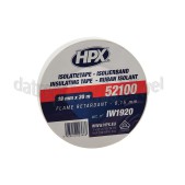 Foto van HPX Tape PVC Wit Isolatietape, 19mm x 20 meter 