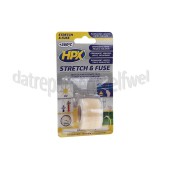 Foto van HPX Tape Stretch & Fuse Transparant Isolatietape, 25mm x 1,8 meter 