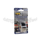 Foto van HPX Tape Stretch & Fuse Zwart Isolatietape, 25mm x 3 meter 
