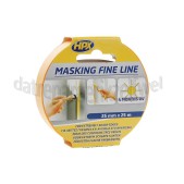 Foto van HPX Tape Afplakband 100 Graden Oranje Masking Fine line 25mm x 25 meter 