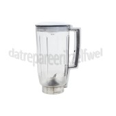 Foto van Bosch Blender Opzet wit/transparant 1,25L MUM 5 