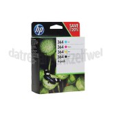 Foto van HP Hewlett-Packard Inktcartridge No. 364 Combo 4-pack BK/C/M/Y Photosmart C5380, C6380 