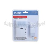 Foto van Fysic Bel Draadloze deurbel met flits Plug&play 