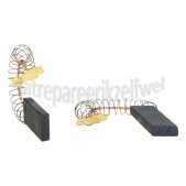 Foto van Koolborstel set, 43 x 13.5 x 5mm met veer/klem WAE1816, WM12E16, WAE2849 