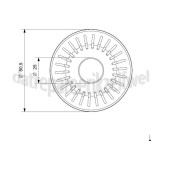 Foto van Reginox Afvoerzeef Zeefje D=8cm R1181 comfort 