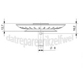 Foto van Reginox Afvoerzeef Zeefje D=8cm R1181 comfort 