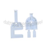 Foto van Bosch Bevestigingsset Geleiderset van deur, compleet KIV34V01IE, KI34SA30IE, KI34VV50 