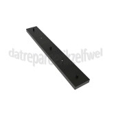 Foto van Calex Plafondplaat Metalen plafondplaat mat zwart 70x10cm 3 gaten 