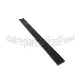 Foto van Calex Plafondplaat Metalen plafondplaat mat zwart 130x10cm 5 gaten 