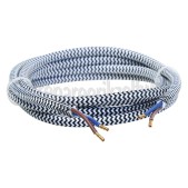 Foto van Calex Kabel Kabel zwart/wit 2x0,75mm 1,5m Max. 250V-60W 