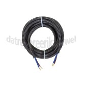 Foto van Calex Kabel Kabel zwart/grijs 2x0,75mm 3m Max. 250V-60W 