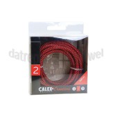Foto van Calex Kabel Kabel rood/zwart 2x0,75mm 3m Max. 250V-60W 