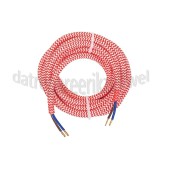 Foto van Calex Kabel Kabel rood/wit 2x0,75mm 3m Max. 250V-60W 