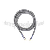 Foto van Calex Kabel Kabel grijs 2x0,75mm 1,5m Max. 250V-60W 