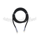 Foto van Calex Kabel Kabel zwart 2x0,75mm 1,5m Max. 250V-60W 