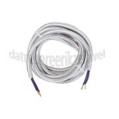 Foto van Calex Kabel Kabel metallic grijs 2x0,75mm 3m Max. 250V-60W 