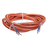 Foto van Calex Kabel Kabel metallic bruin 2x0,75mm 1,5m Max. 250V-60W 