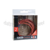 Foto van Calex Kabel Kabel metallic bruin 2x0,75mm 1,5m Max. 250V-60W 