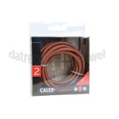 Foto van Calex Kabel Kabel bruin 2x0,75mm 3m Max. 250V-60W 