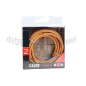 Foto van Calex Kabel Kabel goud 2x0,75mm 3m Max. 250V-60W 
