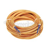 Foto van Calex Kabel Kabel goud 2x0,75mm 3m Max. 250V-60W 
