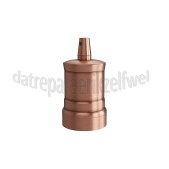 Foto van Calex Lamphouder Aluminium lamphouder, piek model M-035, mat koper E27, max. 250V-60W 