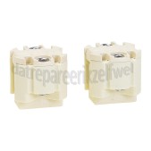 Foto van Lamphouder Halogeen wit, 2 stuks Type G9 