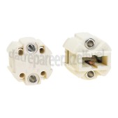 Foto van Lamphouder Halogeen wit, 2 stuks Type G9 