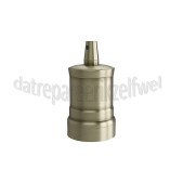 Foto van Calex Lamphouder Aluminium lamphouder, piek model M-035, mat brons E27, max. 250V-60W 