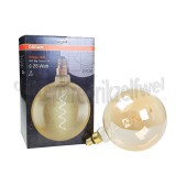 Foto van Osram Ledlamp Vintage 1906 LEDlamp Globe 28 5W, 300 Lumen, 2000K, E27 
