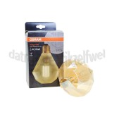 Foto van Osram Ledlamp Vintage 1906 LEDlamp Diamond 4W, 420 Lumen, 2500K, E27 
