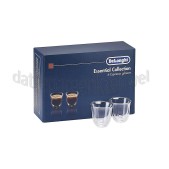 Foto van DeLonghi Kopjes Essential collection Set van 6 espresso glazen 