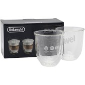 Foto van DeLonghi Kopjes Dubbele thermowand Set van 2 cappuccino glazen 