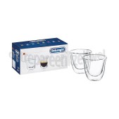 Foto van DeLonghi Kopjes Dubbele thermowand Set van 2 espresso glazen 