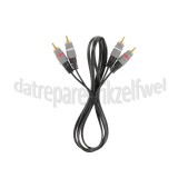 Foto van Easyfiks Tulp Kabel 2x Tulp RCA Male - 2x Tulp RCA Male 1.5 Meter, Afgeschermd 