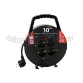 Foto van Q-Link Snoerhaspel 3x1,0mm2 HO5VV-F 2200W 10M Haspel met thermische beveiliging 