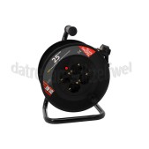 Foto van Q-Link Snoerhaspel haspel 25 meter Thermische beveiliging 3 x 1.0mm2 