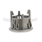 Foto van Whirlpool Knop Rand van bedieningsknop zilver grijs EMGHD6140, EMCHD5140 